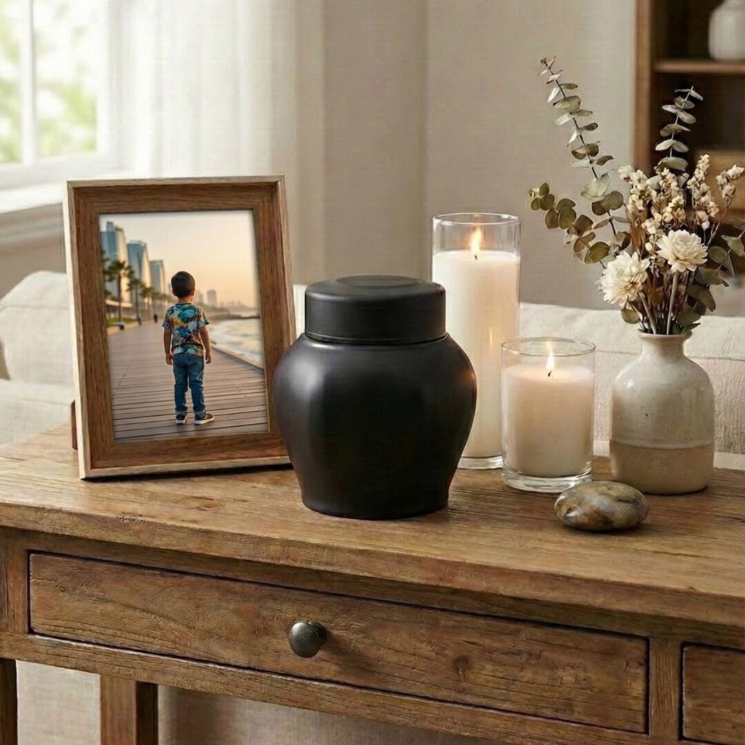Urna Pequeña para Cenizas Estilo Anfora Urna Pequeña para Cenizas Estilo Anfora - Imagen 2