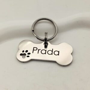 Placa para perros grabadas - Prada