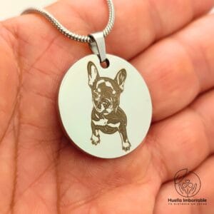 collar con foto de mascota