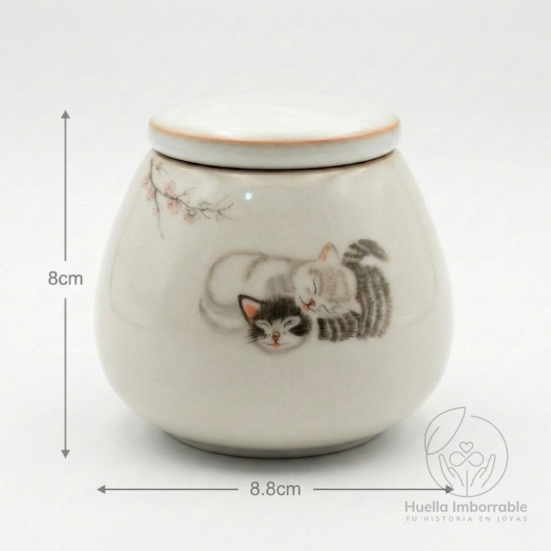 Urna para Cenizas de Gato en Cerámica Urna para Cenizas de Gato en Cerámica - Imagen 7
