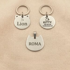 Placas para gatos personalizadas