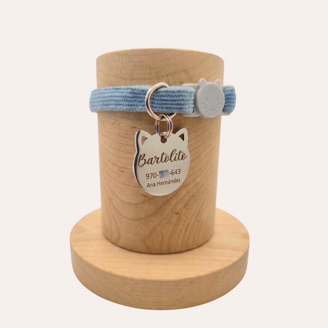 Collares para gatos con placa y nombre personalizada Collares para gatos con placa y nombre personalizada - Imagen 6