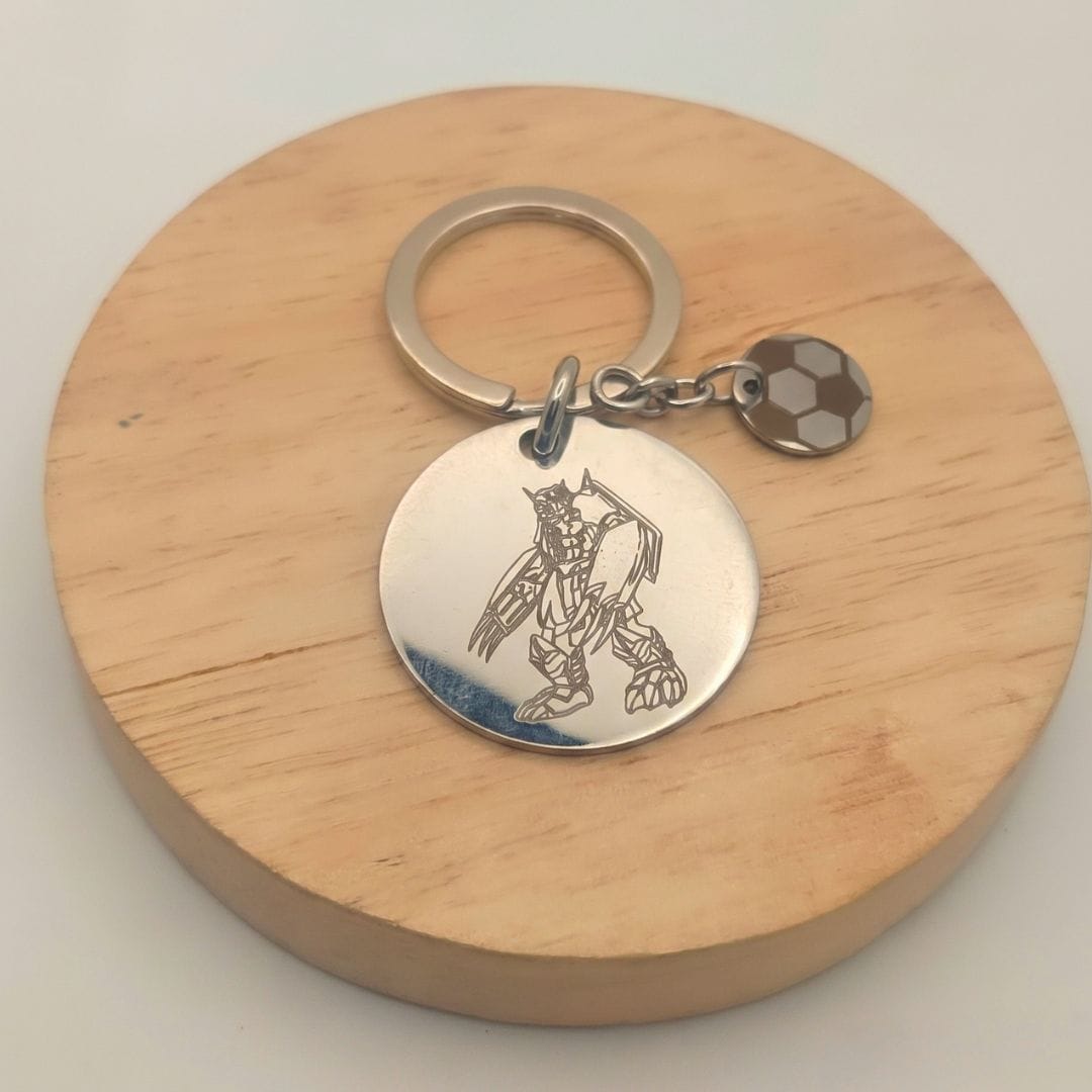 Llavero de Acero Inoxidable personalizado con imágenes y/o Dibujos Llavero de Acero inoxidable personalizado con imagen de Robot