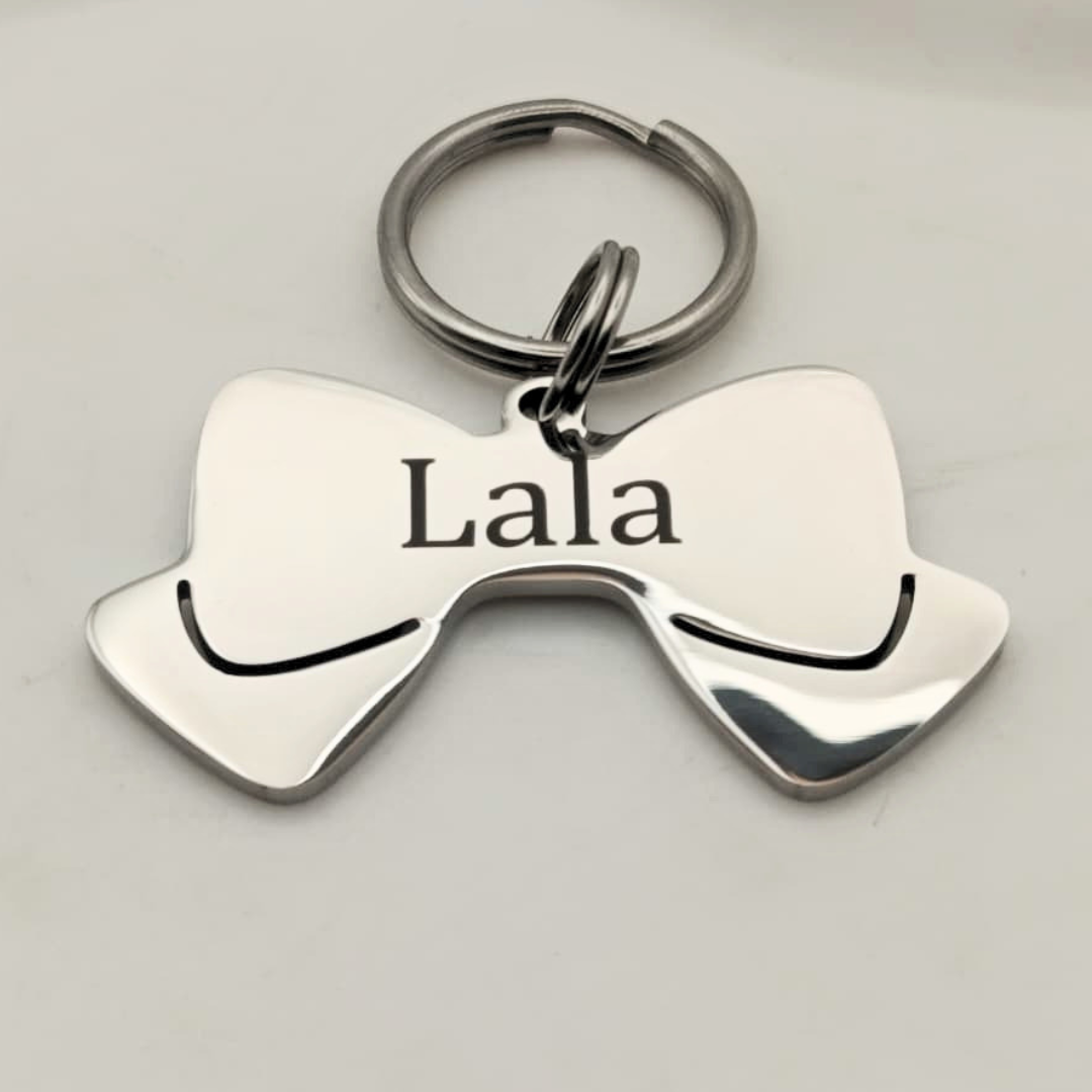 Plaquita para perros en forma de Lazo Plaquita para perros en forma de Lazo - Imagen 4